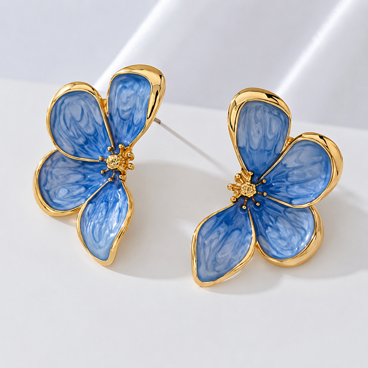 Pendientes Azure Bloom