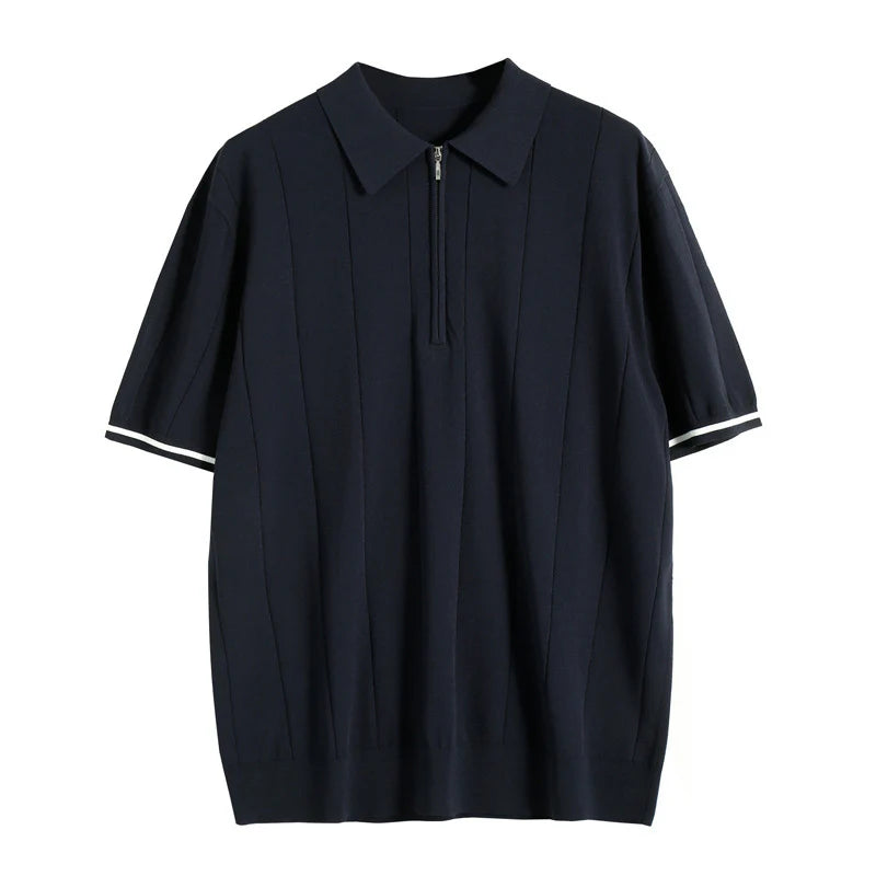 Lozano Lopez Zip Polo