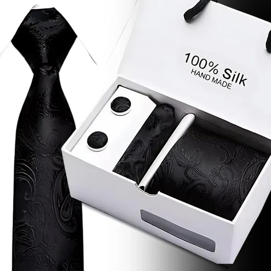TieBox | Set de regalo de corbata de seda premium para hombre