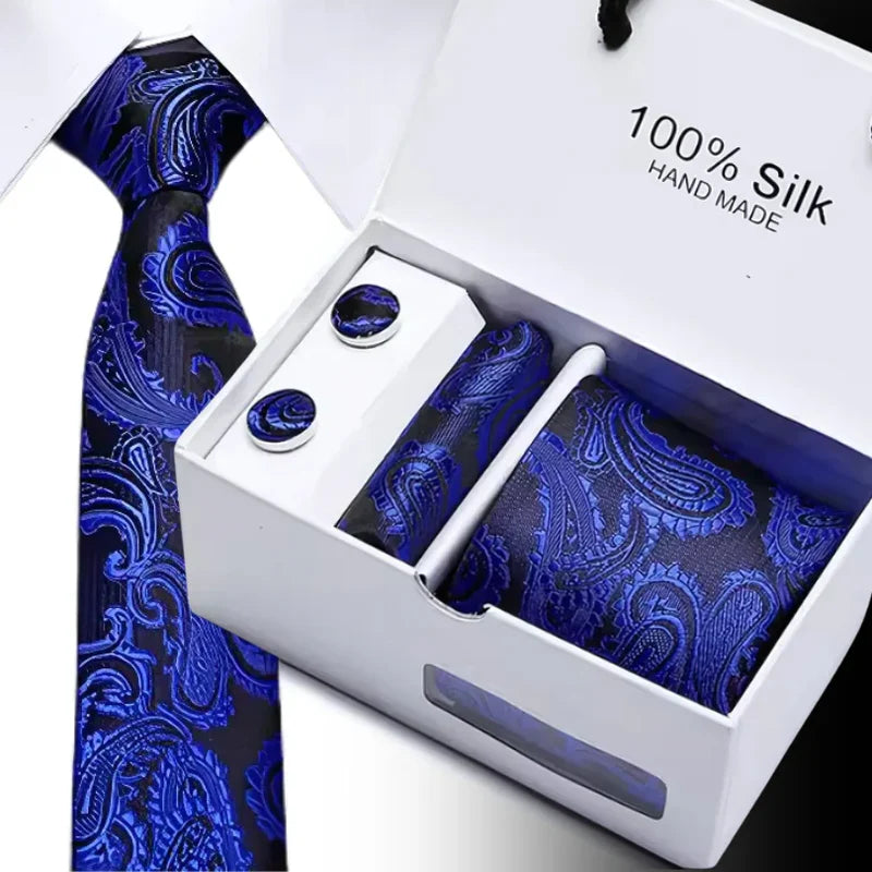 TieBox | Set de regalo de corbata de seda premium para hombre