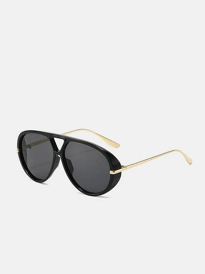 Gafas de sol de aviador con patillas metálicas