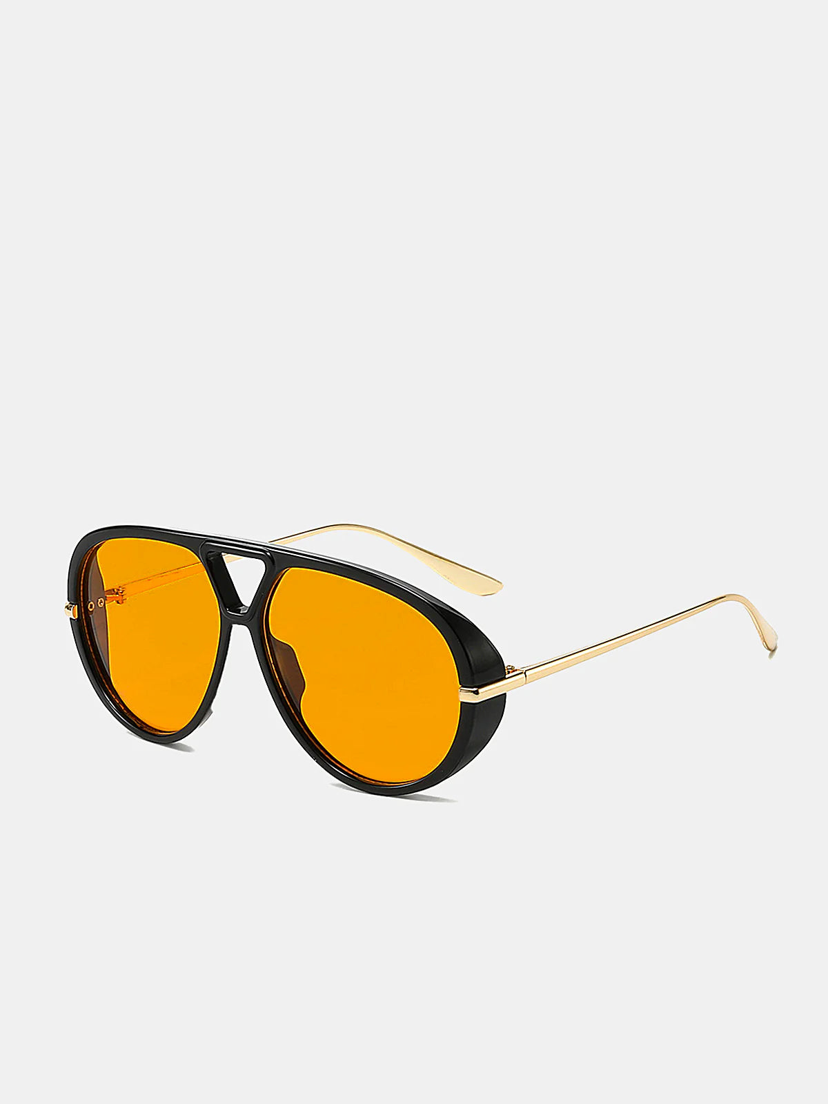 Gafas de sol de aviador con patillas metálicas