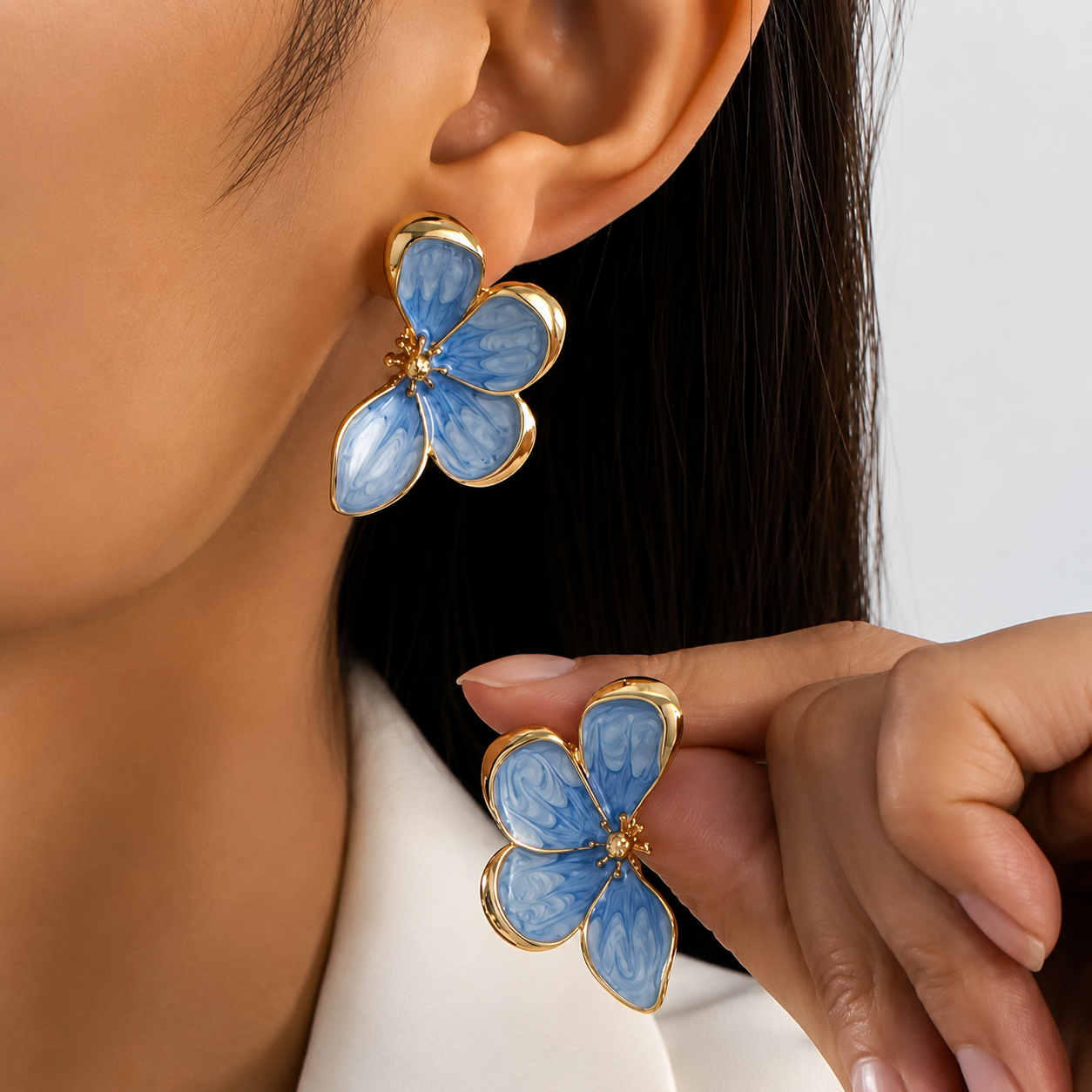 Pendientes Azure Bloom