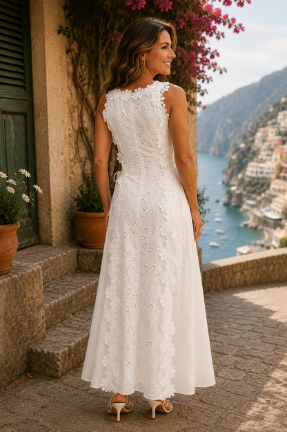Della | Vestido Maxi Elegante con Bordados