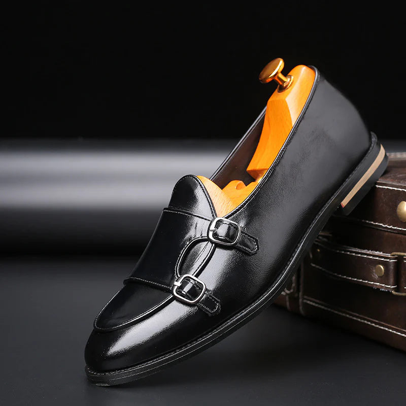 Zapatos Monaco de Doble Hebilla
