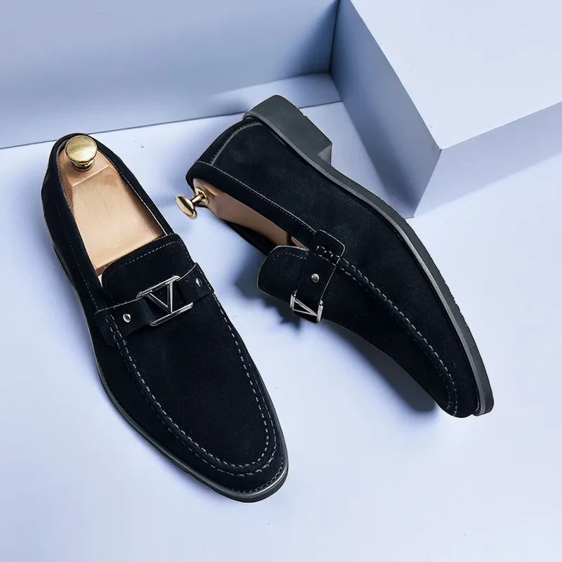 Mocasines de ante artesanales Vellini Classics