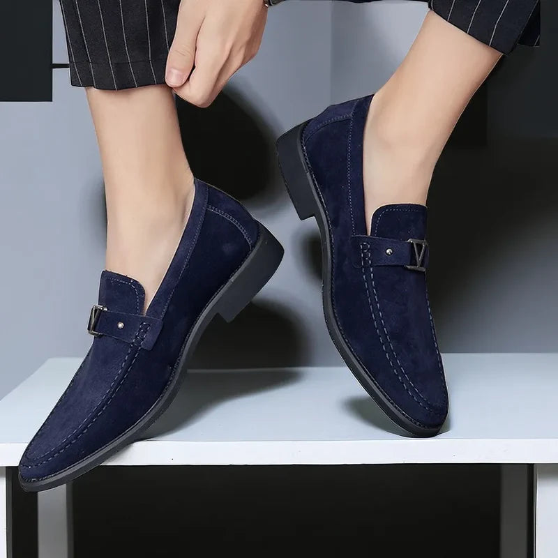 Mocasines de ante artesanales Vellini Classics
