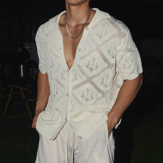 Camisa Santorini Crochet