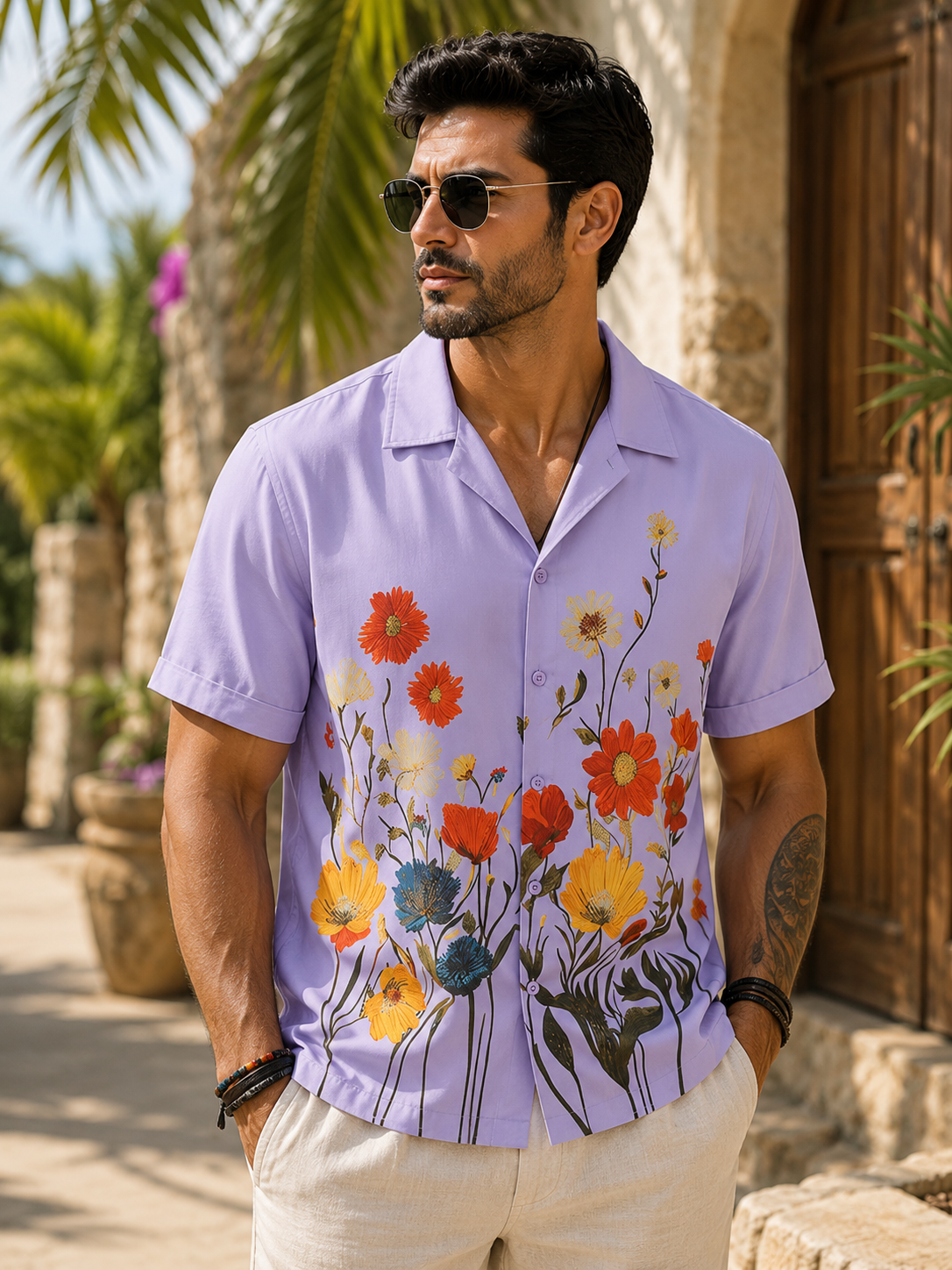 Camisa Amalfi Bloom