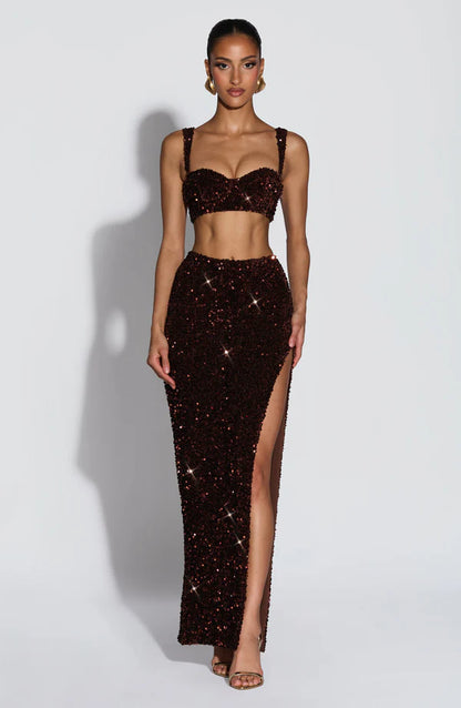 Conjunto Seraphina Burgundy