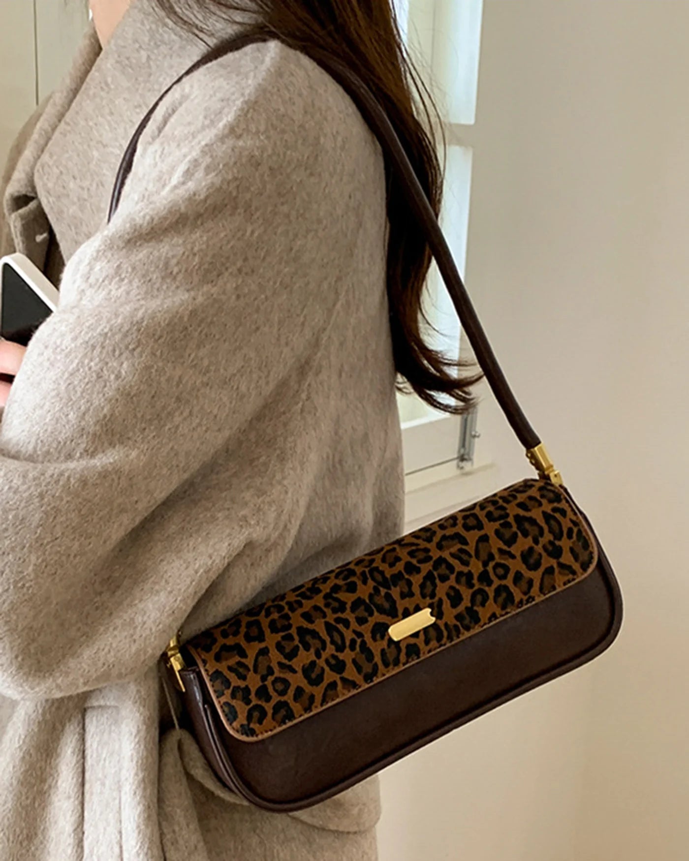 Bolso Alessia Leopardo